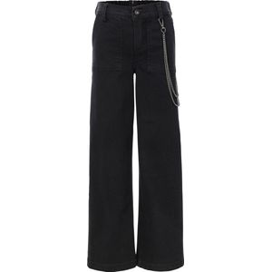 LOOXS 10sixteen 2432-5646-099 Meisjes Broek - Zwart van 78% COTTON 21% POLYESTER 1% SPANDEX