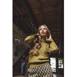 LOOXS 10sixteen Meisjes top kant - Mos groen