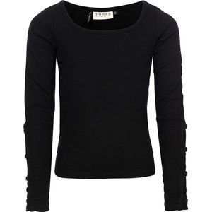 LOOXS 10sixteen 2433-5424-099 Meisjes T-Shirt0 - Zwart van 95 Cotton 5 spandex