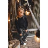 LOOXS 10sixteen 2433-5688- Meisjes Broek - antraciet van 95% Cotton 5% elastan