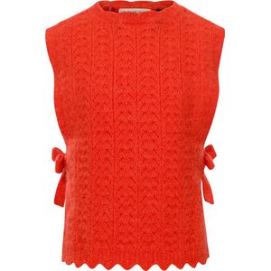 LOOXS Little 2431-7038-382 Meisjes Gilets - Oranje van 54 Nylon 23 Acrylic 23 Polyester