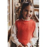 LOOXS Little 2431-7038-382 Meisjes Gilets/ - Oranje van 54 Nylon 23 Acrylic 23 Polyester