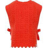 LOOXS Little 2431-7038-382 Meisjes Gilets/ - Oranje van 54 Nylon 23 Acrylic 23 Polyester