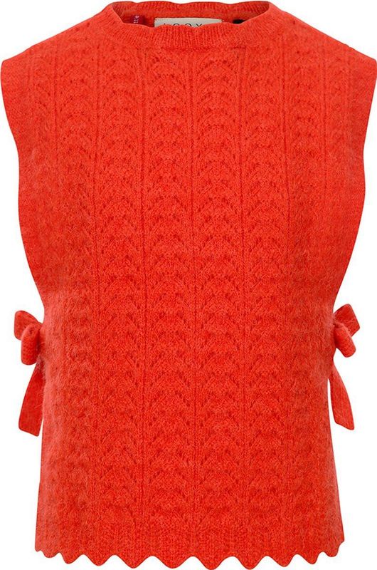 LOOXS Little 2431-7038-382 Meisjes Gilets/ - Oranje van 54 Nylon 23 Acrylic 23 Polyester