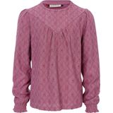 LOOXS Little 2431-7115-607 Meisjes Blouse - Paars van 98 Polyester 2 Spandex