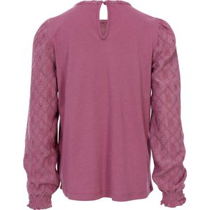 LOOXS Little 2431-7115-607 Meisjes Blouse8 - Paars van 98 Polyester 2 Spandex