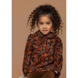 LOOXS Little Blouse - Oranje dessin - 90% Polyester 8% Nylon 2% Spandex