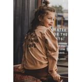 Looxs Revolution 2431-7332 Truien & Vesten Meisjes - Sweater - Hoodie - Vest- Bruin