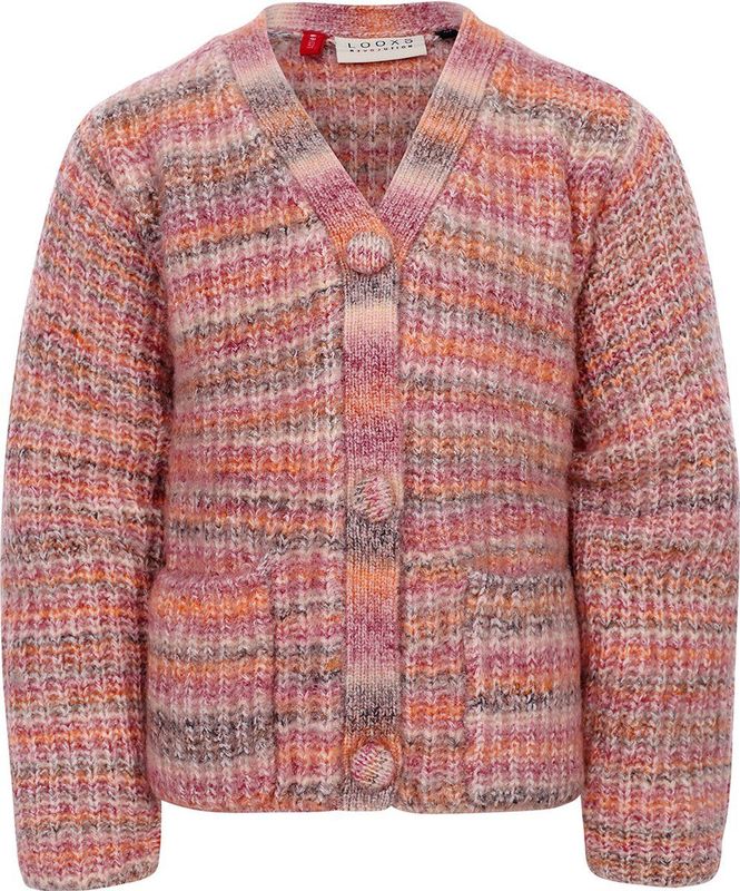 LOOXS Little - Sweater - Oranje - 60% ACRYLIC 37% POLYESTER 3% SPANDEX