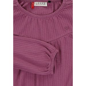 LOOXS Little 2431-7454-607 Meisjes T-Shirt - Paars van 100 cotton