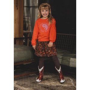 LOOXS Little - 2431-7758-811 - Rok - Oranje dessin - 100% Polyester