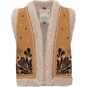LOOXS meisjes gilet - Oker