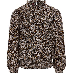 LOOXS Little 2432-7166-839 Meisjes Blouse - beige dessin van 100 Viscose