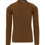 LOOXS Little 2432-7462-875 Meisjes T-Shirt - Geel streep van 95 Cotton 5 Lycra