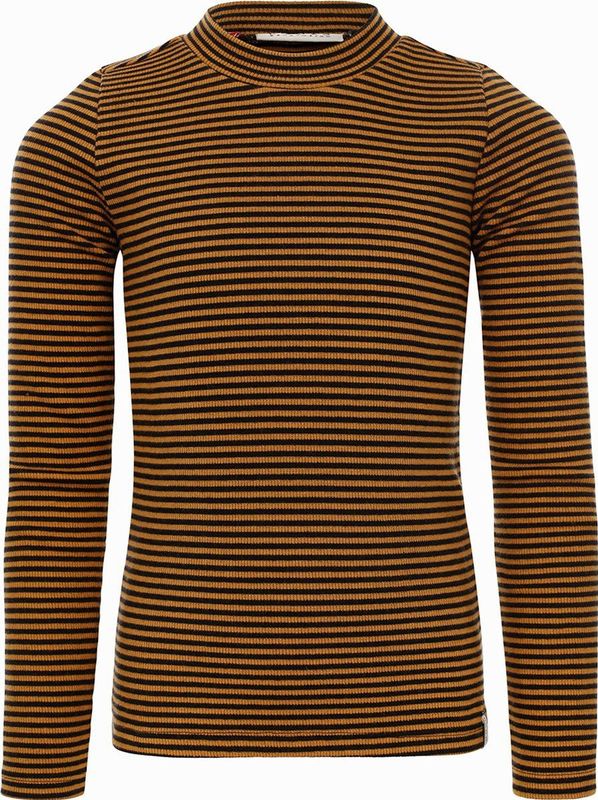 LOOXS Little 2432-7462-875 Meisjes T-Shirt - Geel streep van 95 Cotton 5 Lycra