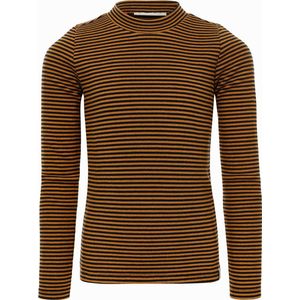 LOOXS Little 2432-7462-875 Meisjes T-Shirt0 - Geel streep van 95 Cotton 5 Lycra