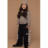 LOOXS Little 2432-7619-099 Meisjes Broek - Zwart van 60% Cotton 40% Polyester