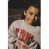 Looxs Revolution 2501-5304 Truien & Vesten Meisjes - Sweater - Hoodie - Vest- Lichtgrijs