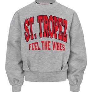 Looxs Revolution 2501-5304 Truien & Vesten Meisjes - Sweater - Hoodie - Vest- Lichtgrijs