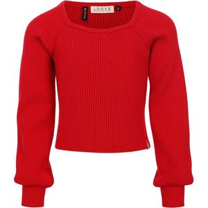 LOOXS 10sixteen 2501-5309-256 Meisjes Sweater - Maat 128 - rood van 52% VISCOSE 29% POLYESTER 19% POLYAMIDE