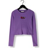 LOOXS 10sixteen Zomer top meisjes rib longsleeve - Paars