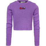 LOOXS 10sixteen Zomer top meisjes rib longsleeve - Paars