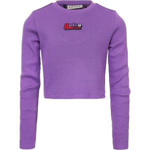 LOOXS 10sixteen Zomer top meisjes rib longsleeve - Paars