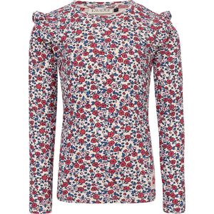 LOOXS Little Zomer shirt meisjes pointel l s - AOP bloemen multi