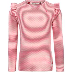 LOOXS Little Zomer shirt meisjes l s gestreept - Roze