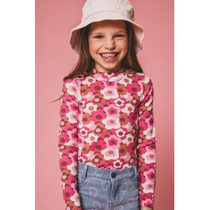 LOOXS Little Zomer t-shirt meisjes floral - Camo rood