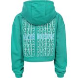 Looxs Revolution Sweatshirt Groen voor Meisjes - Cropped en Met Hoodie