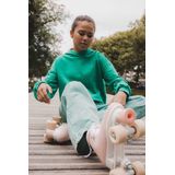 Looxs Revolution Sweatshirt Groen voor Meisjes - Cropped en Met Hoodie