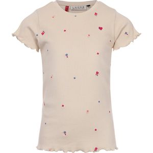 LOOXS Little T-Shirt - Gebroken Wit - 95% Cotton 5% Elastan