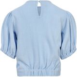 LOOXS Little Blouse - Blauw - 80% Viscose 20% Linen