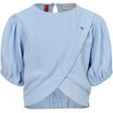 LOOXS Little Blouse - Blauw - 80% Viscose 20% Linen
