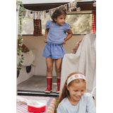 LOOXS Little - Blouse - Blauw - 100% Cotton