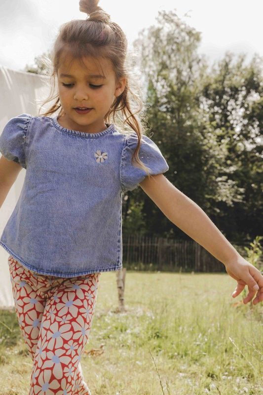 LOOXS Little - Blouse - Blauw - 100% Cotton