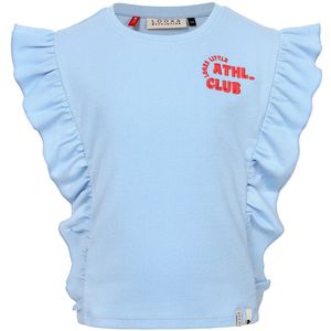 Looxs Revolution - T-shirt - Rood - Katoen - Brede Ruffle Look