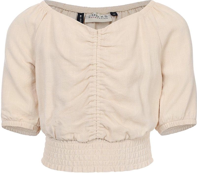 Looxs Revolution Top Viscose / Linnen Zand voor Meisjes