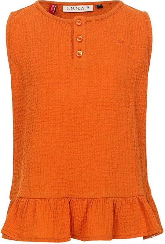 LOOXS - Little - Top - Oranje - Katoen
