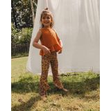 LOOXS - Little 2513-7681-808 - Broek - Geel dessin - Maat 98