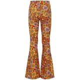 LOOXS - Little 2513-7681-808 - Broek - Geel dessin - Maat 98