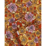 LOOXS - Little 2513-7681-808 - Broek - Geel dessin - Maat 98