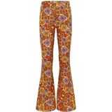 LOOXS - Little 2513-7681-808 - Broek - Geel dessin - Maat 98