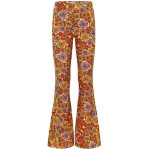 LOOXS - Little 2513-7681-808 - Broek - Geel dessin - Maat 98