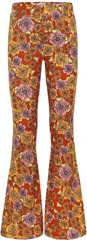 LOOXS - Little 2513-7681-808 - Broek - Geel dessin - Maat 98