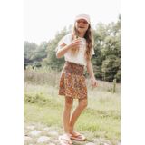 LOOXS - Little 2513-7781-808 - Rok - Geel dessin - 98% Polyester 2% Spandex