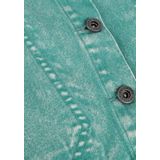 Looxs Revolution Denim Jasje Meisjes - Cropped Groene Wassing