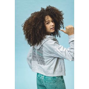 LOOXS 10sixteen 2511-5317-026 Meisjes Sweater - Maat 128 - Grijs van 60% cotton 40% Polyester