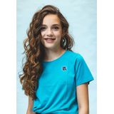 LOOXS 10sixteen - T-shirt - Blauw - Meisjes - Maat 176 - 52% Katoen 48% Modal Jersey